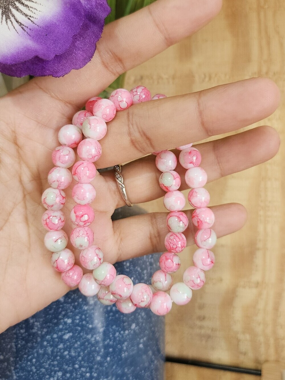 2PCS Natural Stone Bracelet